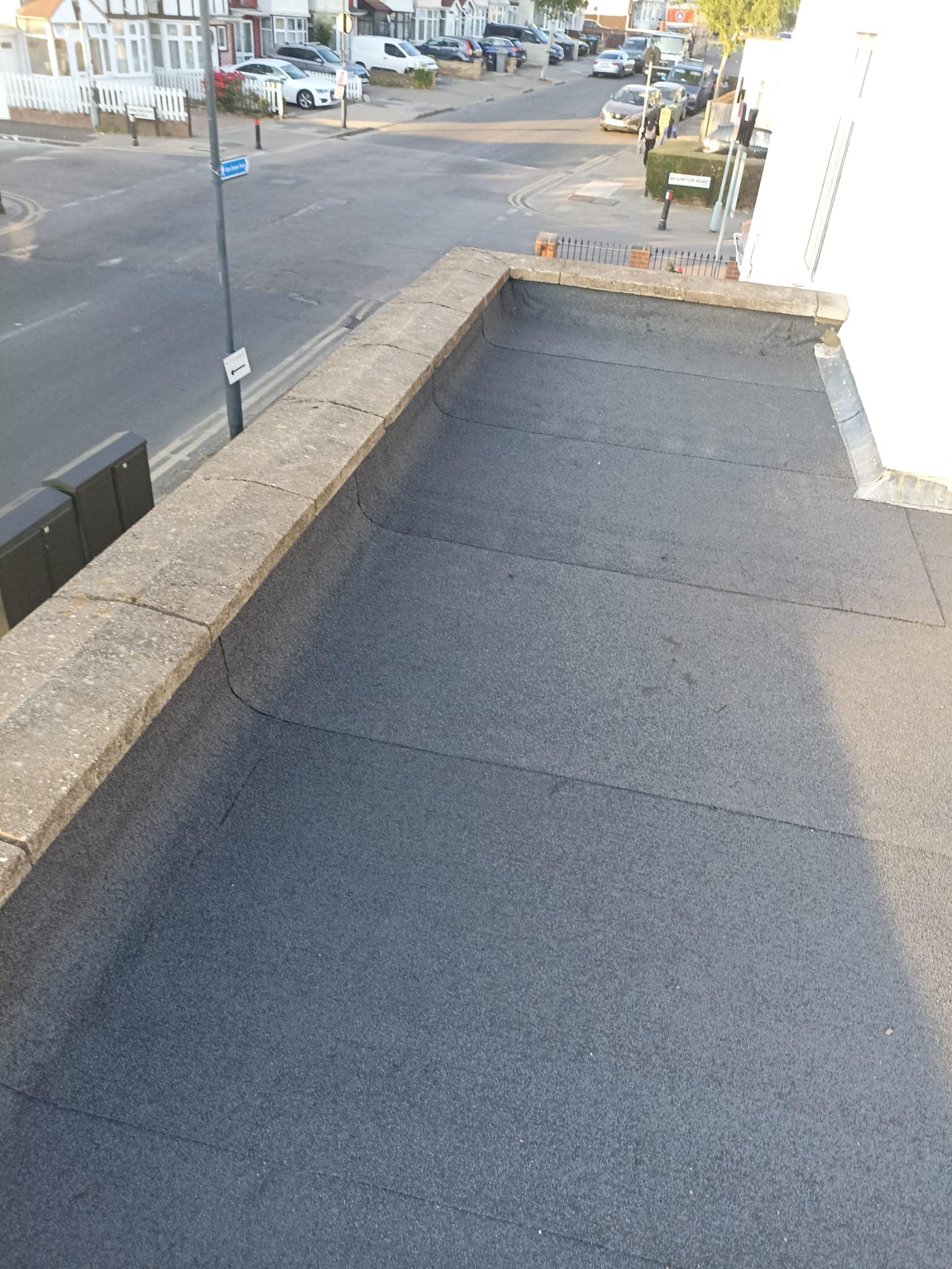 Flat roof coating in Brixton