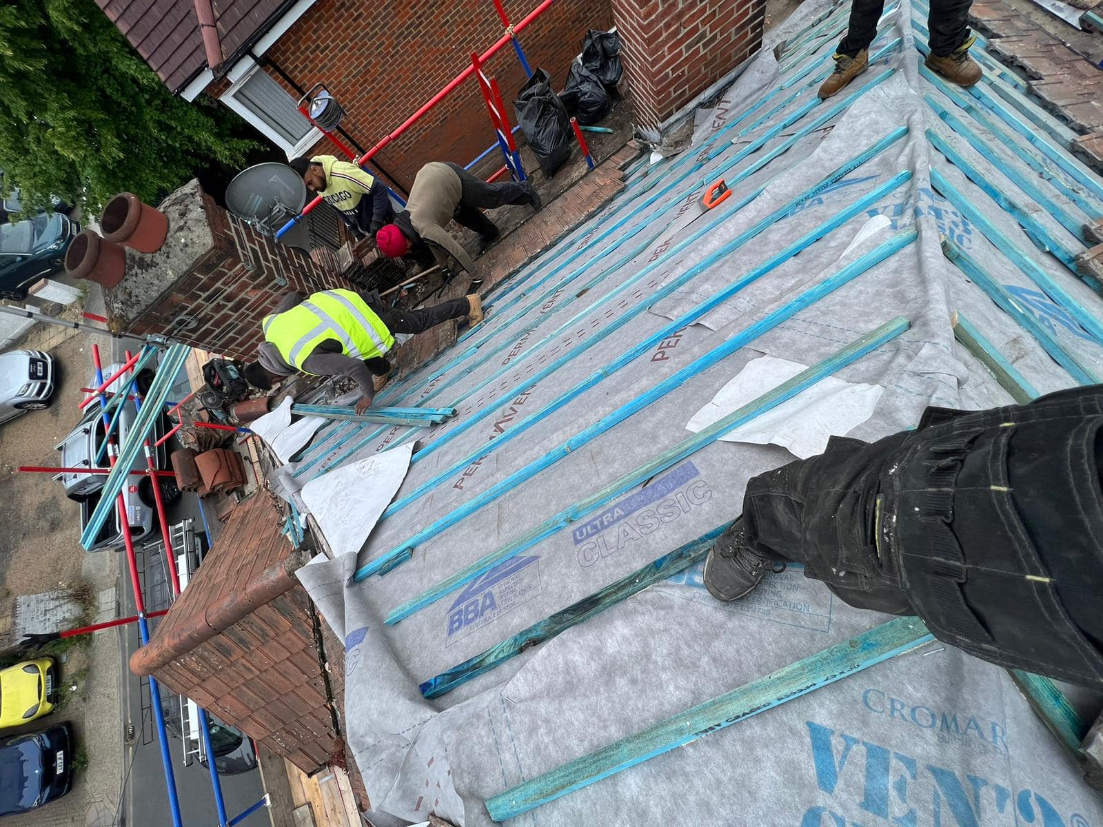 EPDM rubber roof in Stratford