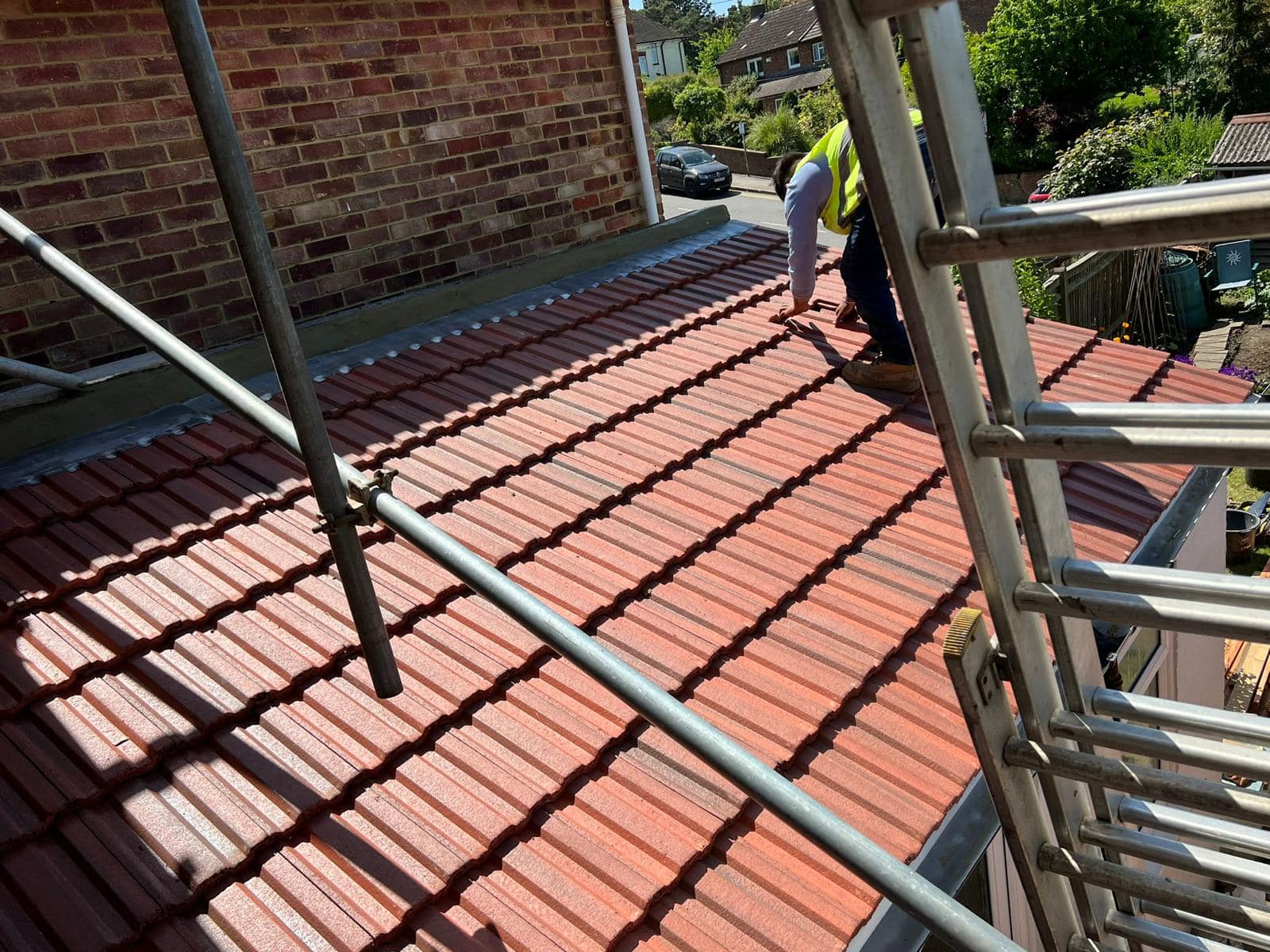 Slate roof restoration in Greenwich