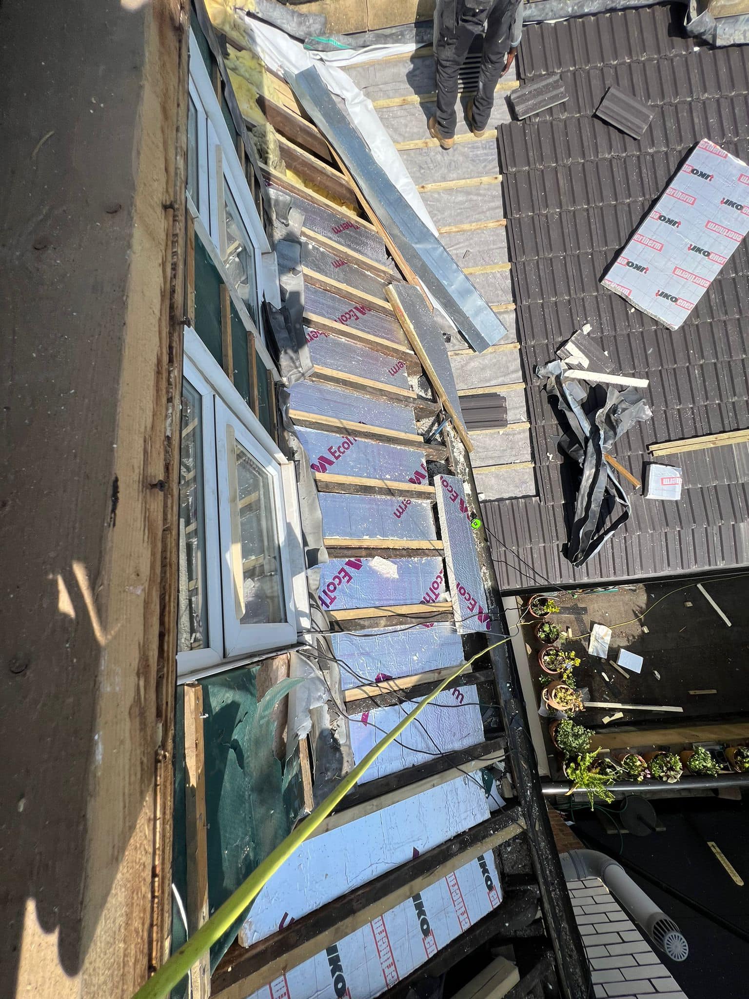 Slate roof restoration in Greenwich