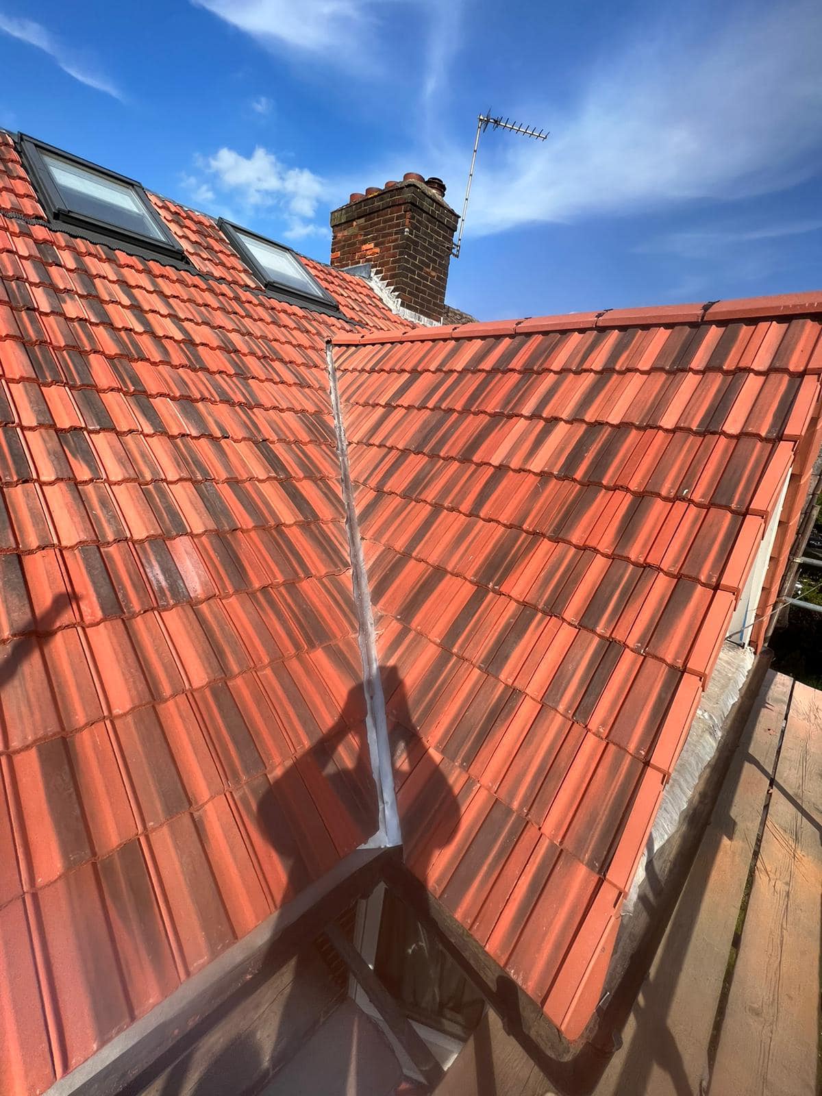 Lead flashing in Westminster