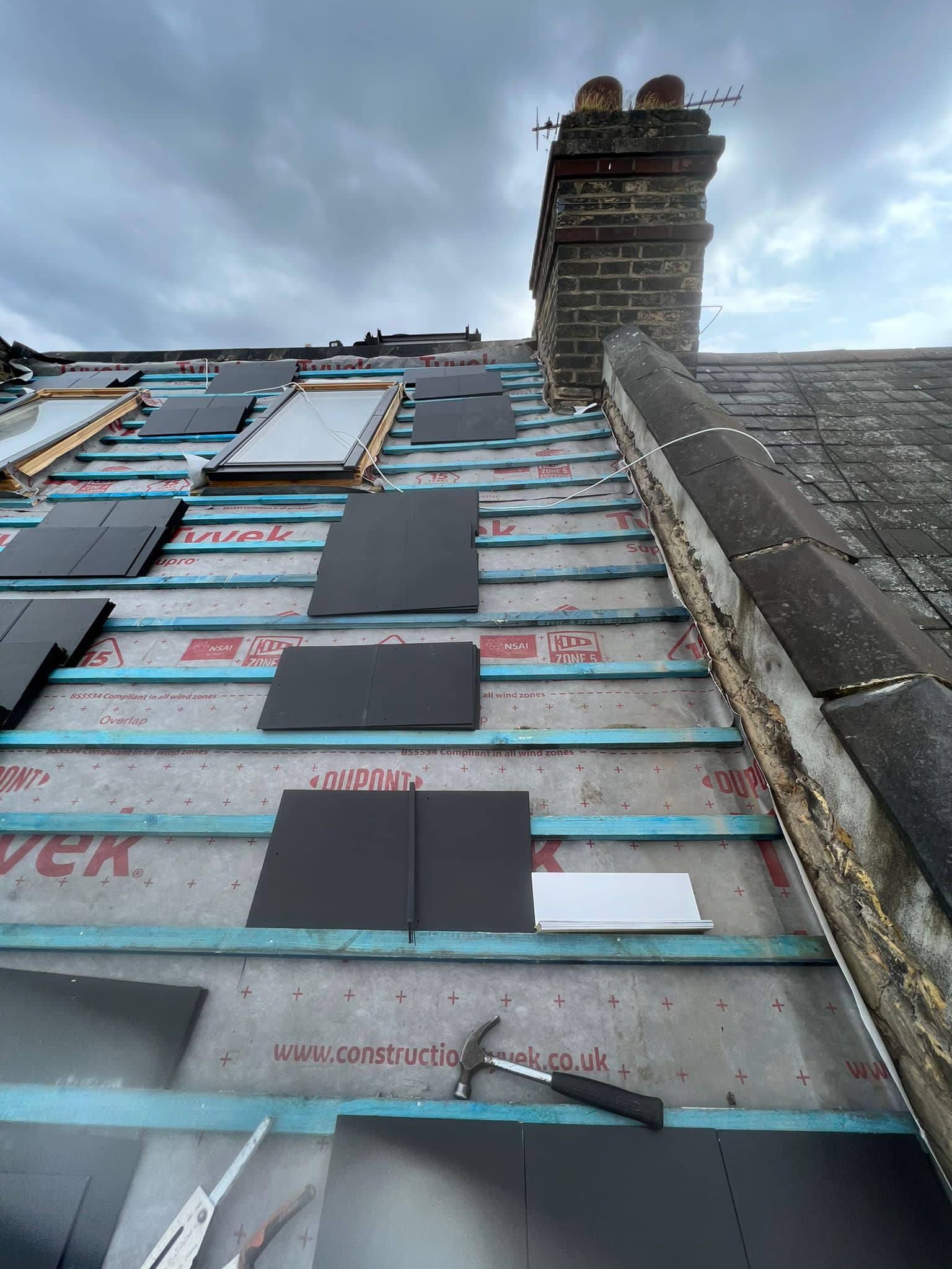 Zinc roofing in Shoreditch