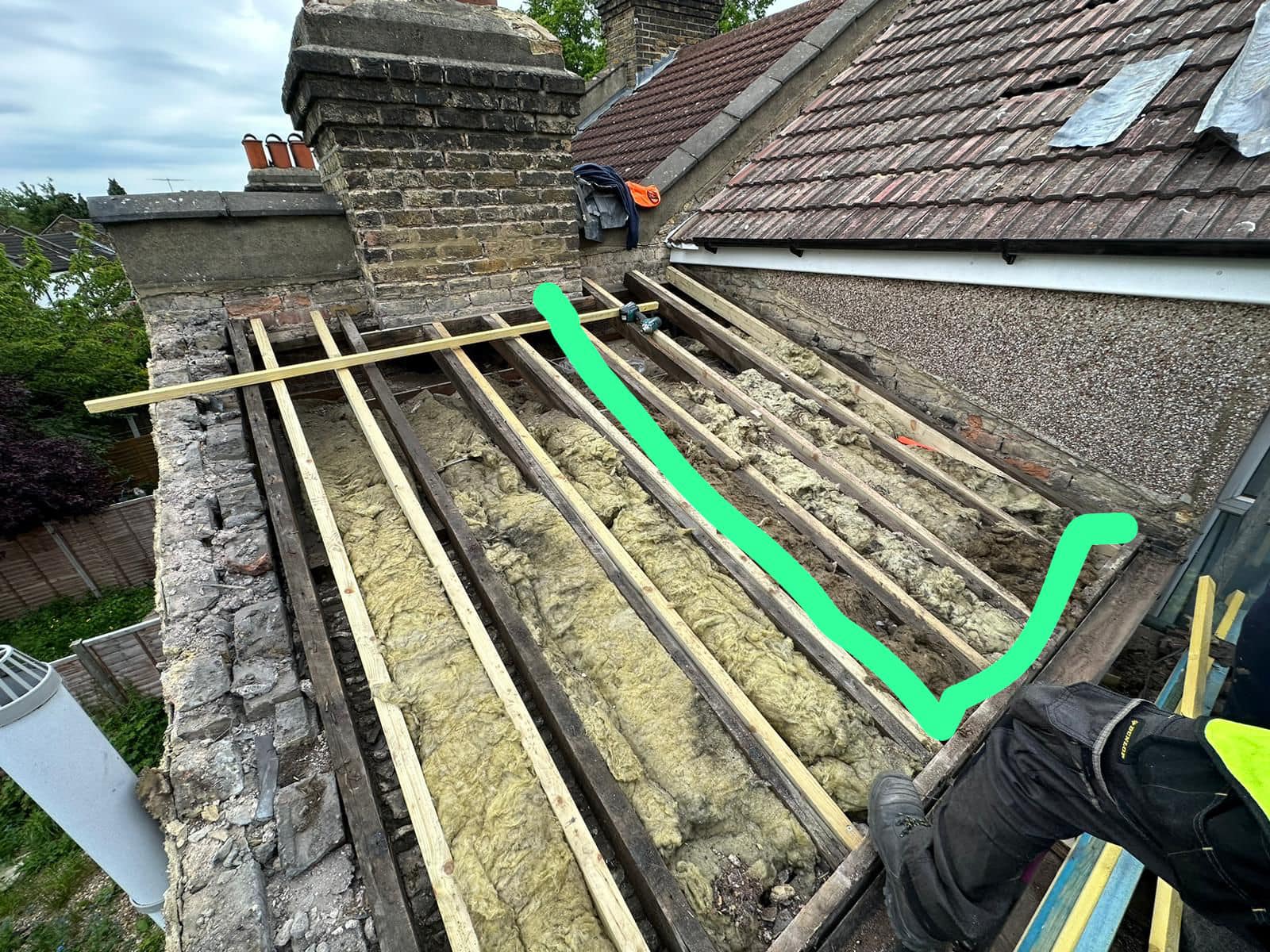 Flat roof replacement in Croydon
