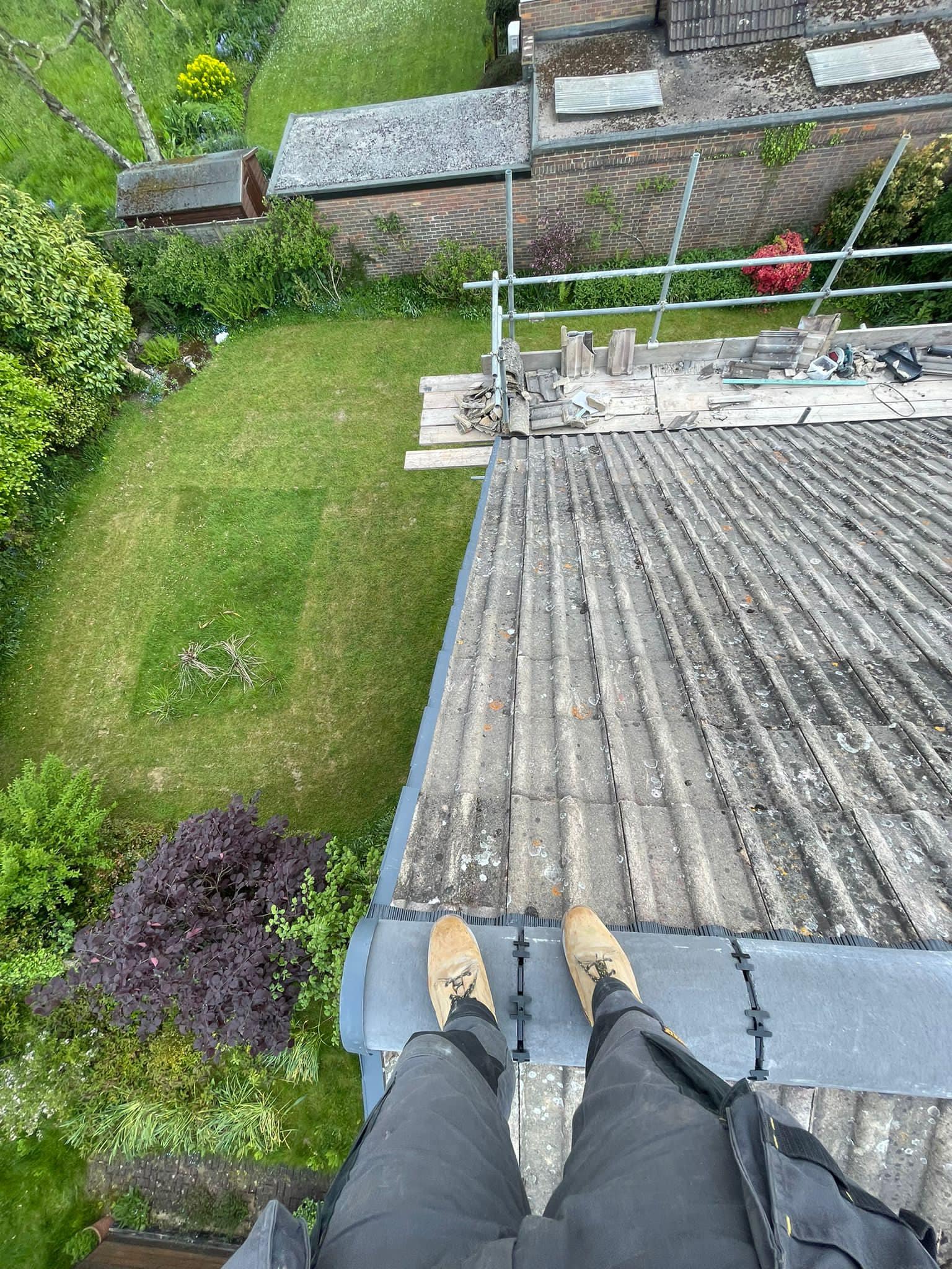 Lead flashing in Westminster