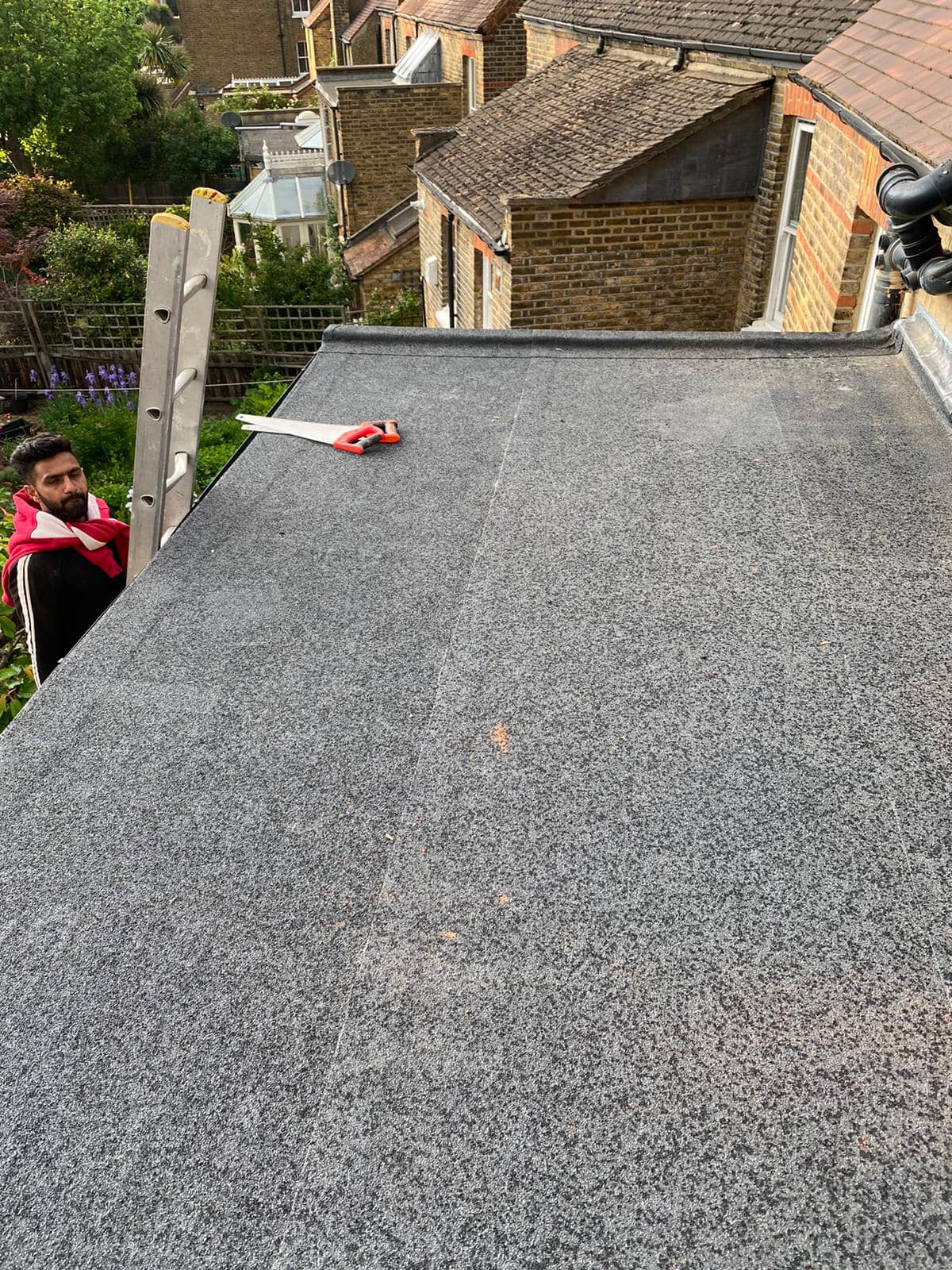 EPDM rubber roof in Stratford