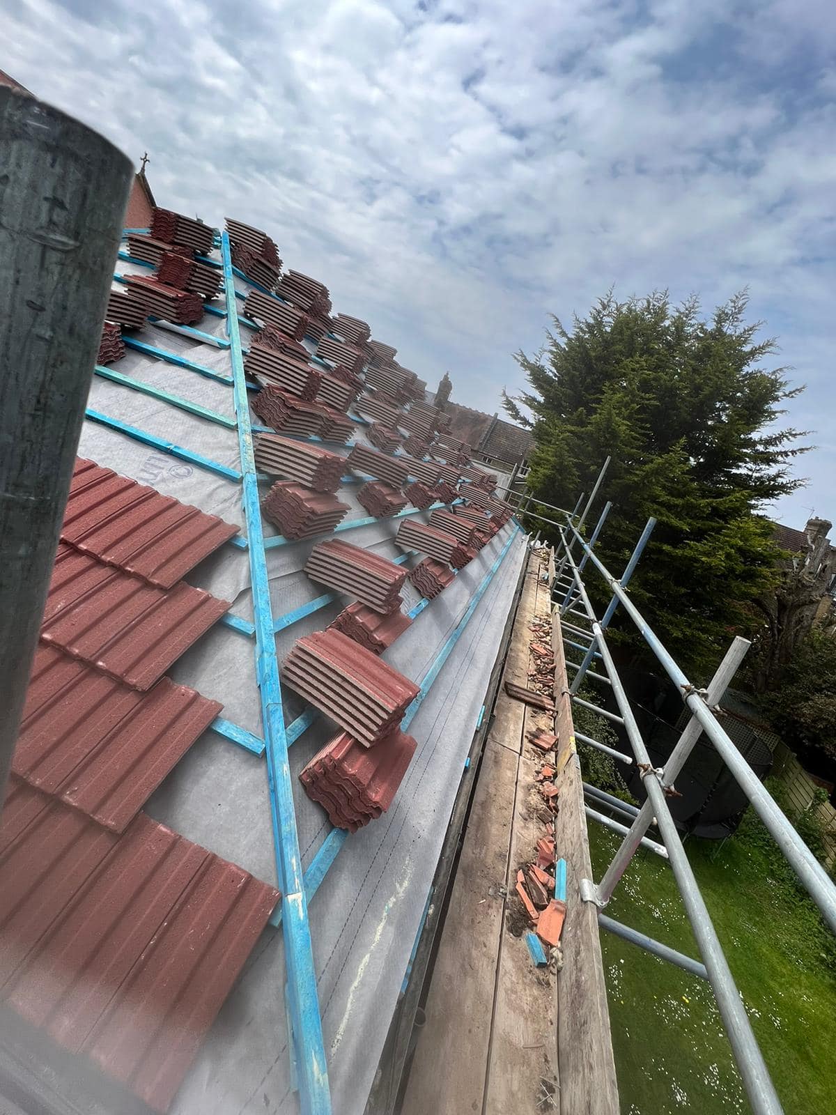 Lead flashing in Westminster