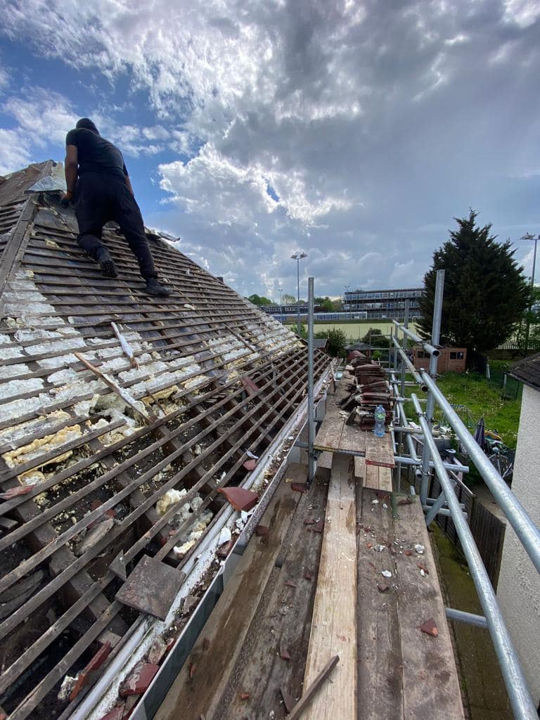Flat roof replacement in Croydon