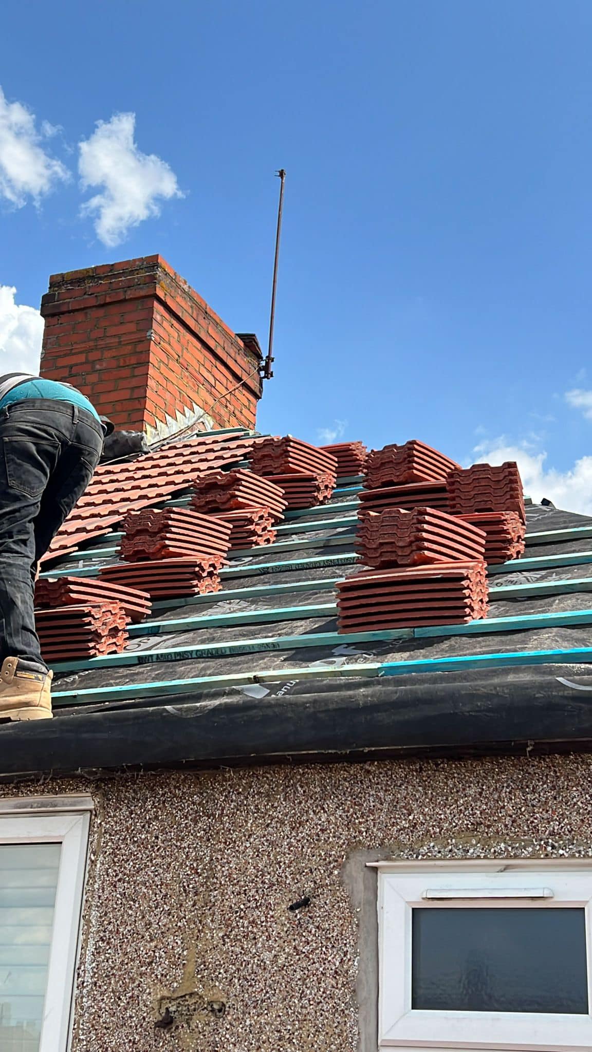 Lead flashing in Westminster