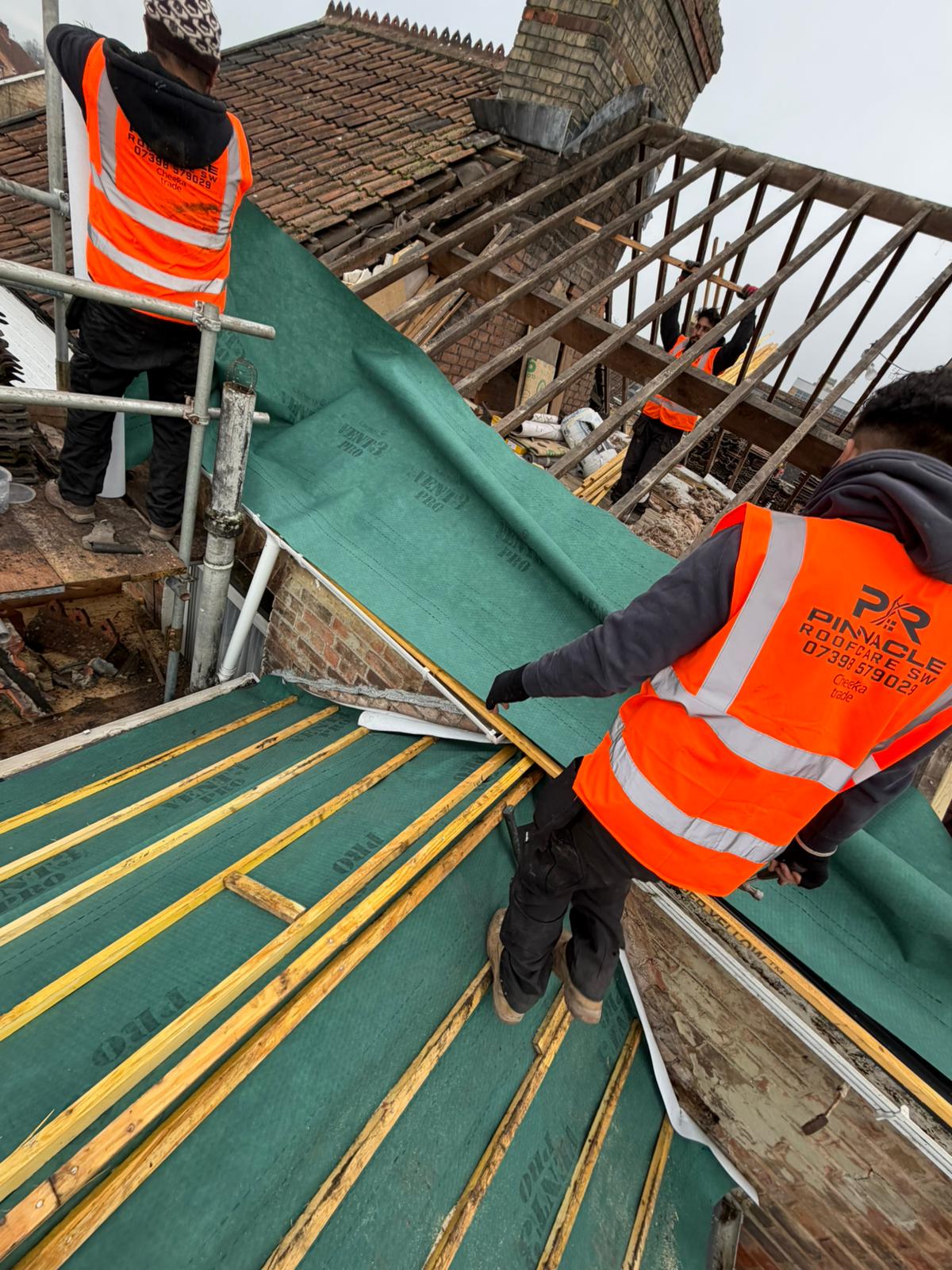 Storm damage repair in Battersea