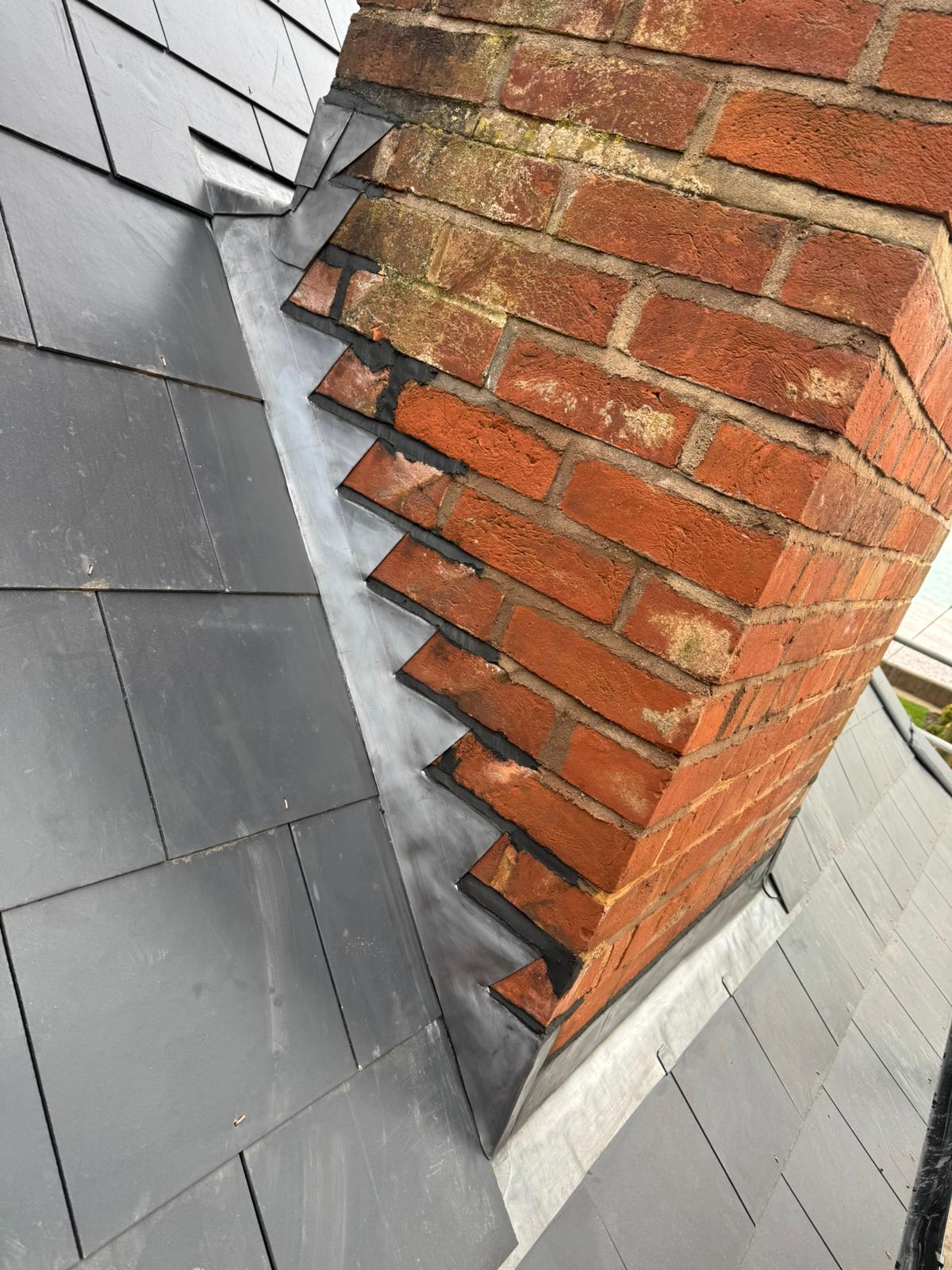 Lead flashing in Westminster