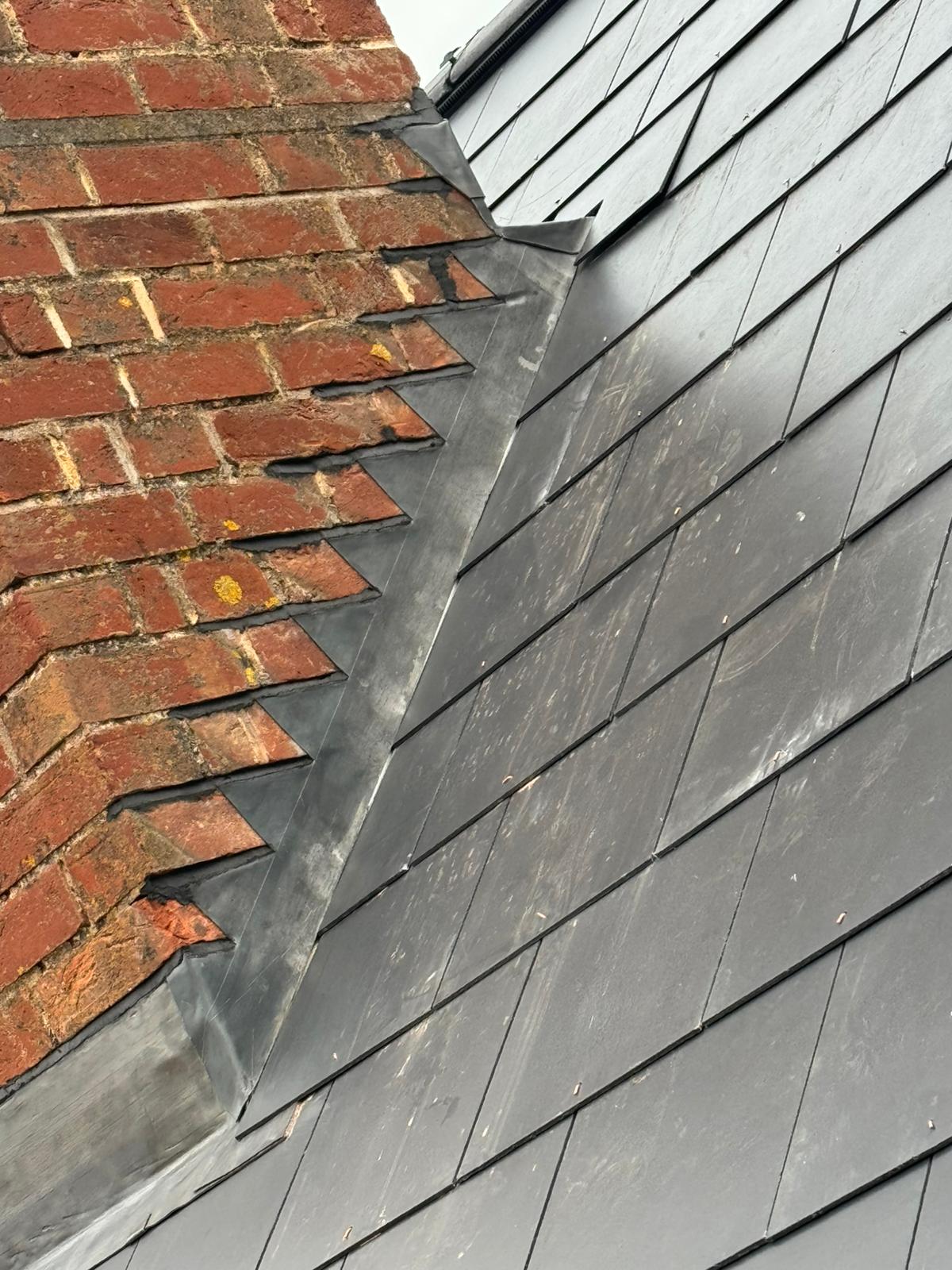 Lead flashing in Westminster
