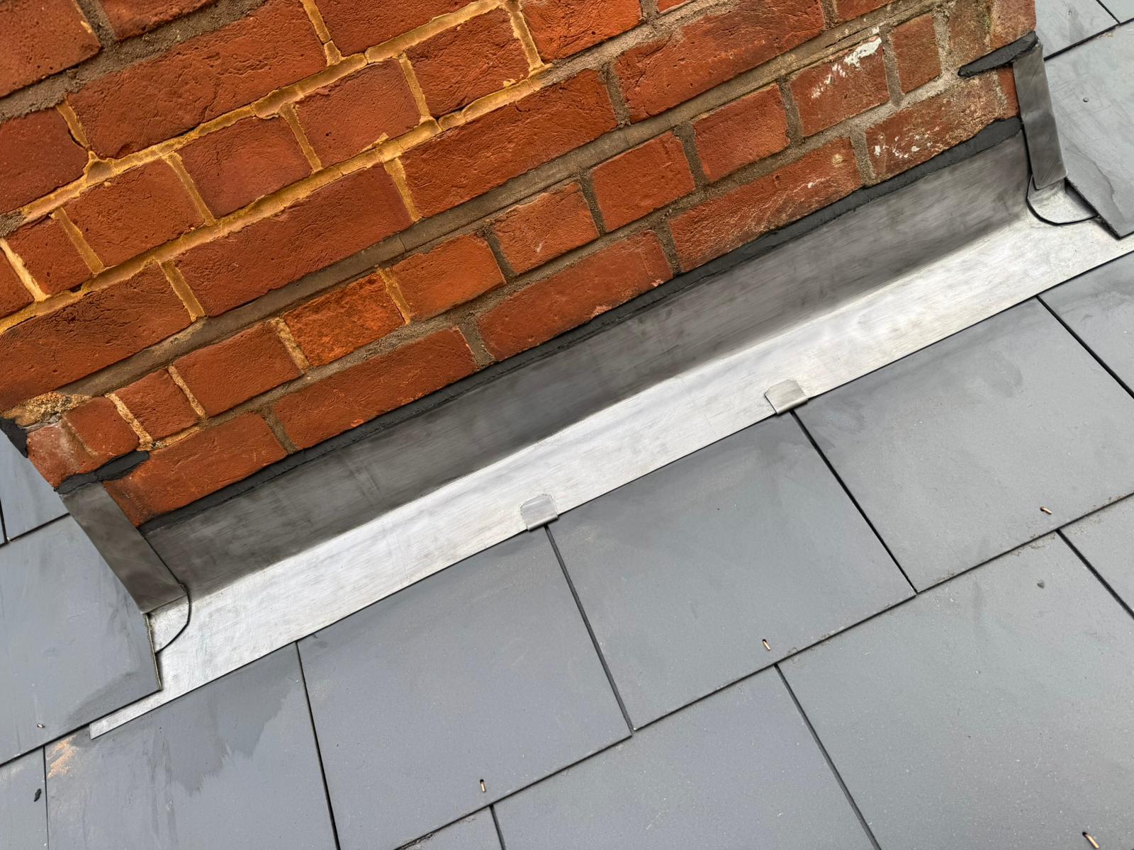Lead flashing in Westminster